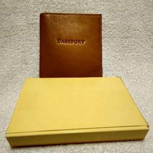 Leather Passport Holder